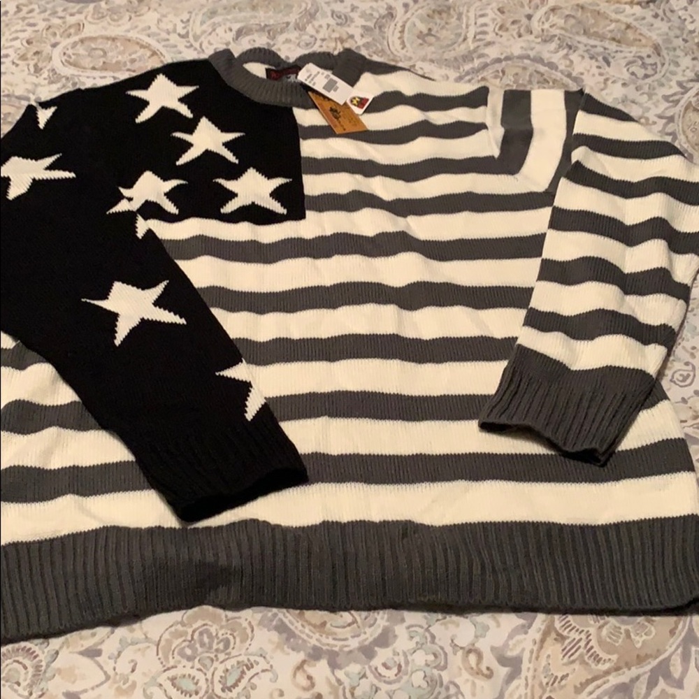 American flag Men’s sweater
